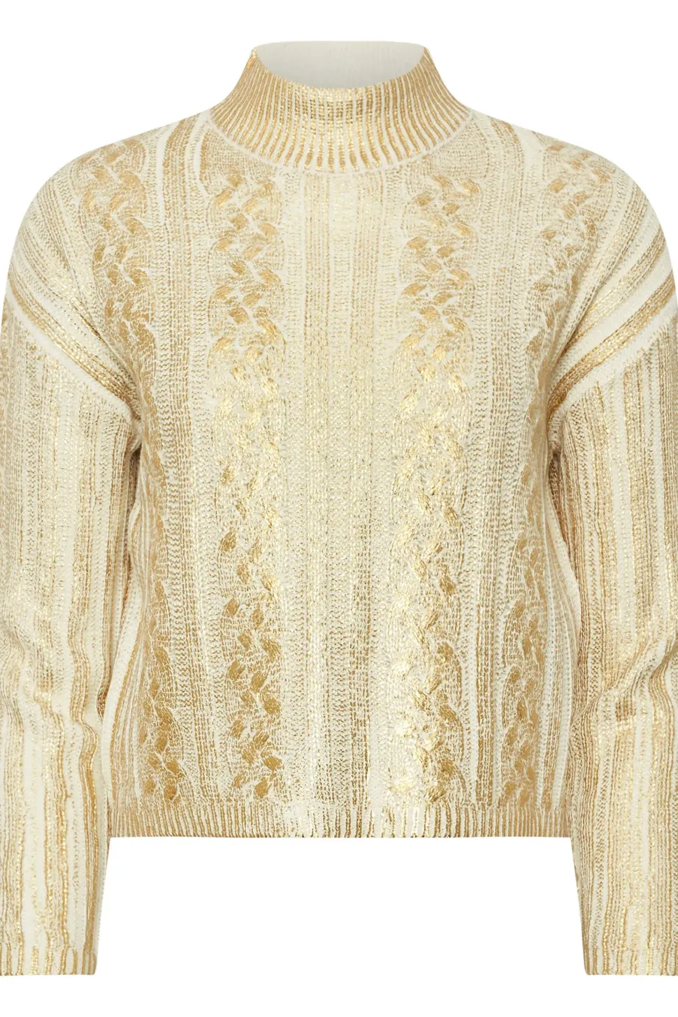 Petite Metallic Foil Jumper