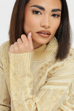 Petite Metallic Foil Jumper