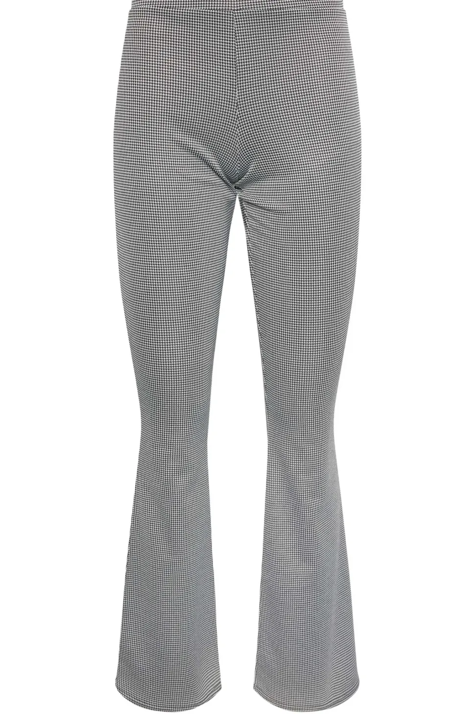 Petite Micro Dogtooth Kickflare Trousers