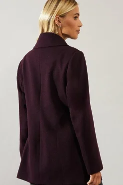 Petite Military Pea Coat