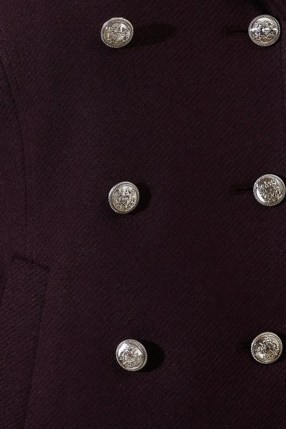 Petite Military Pea Coat