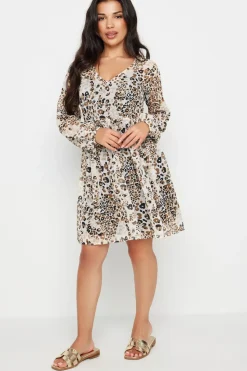 Petite Mini Smock Dress