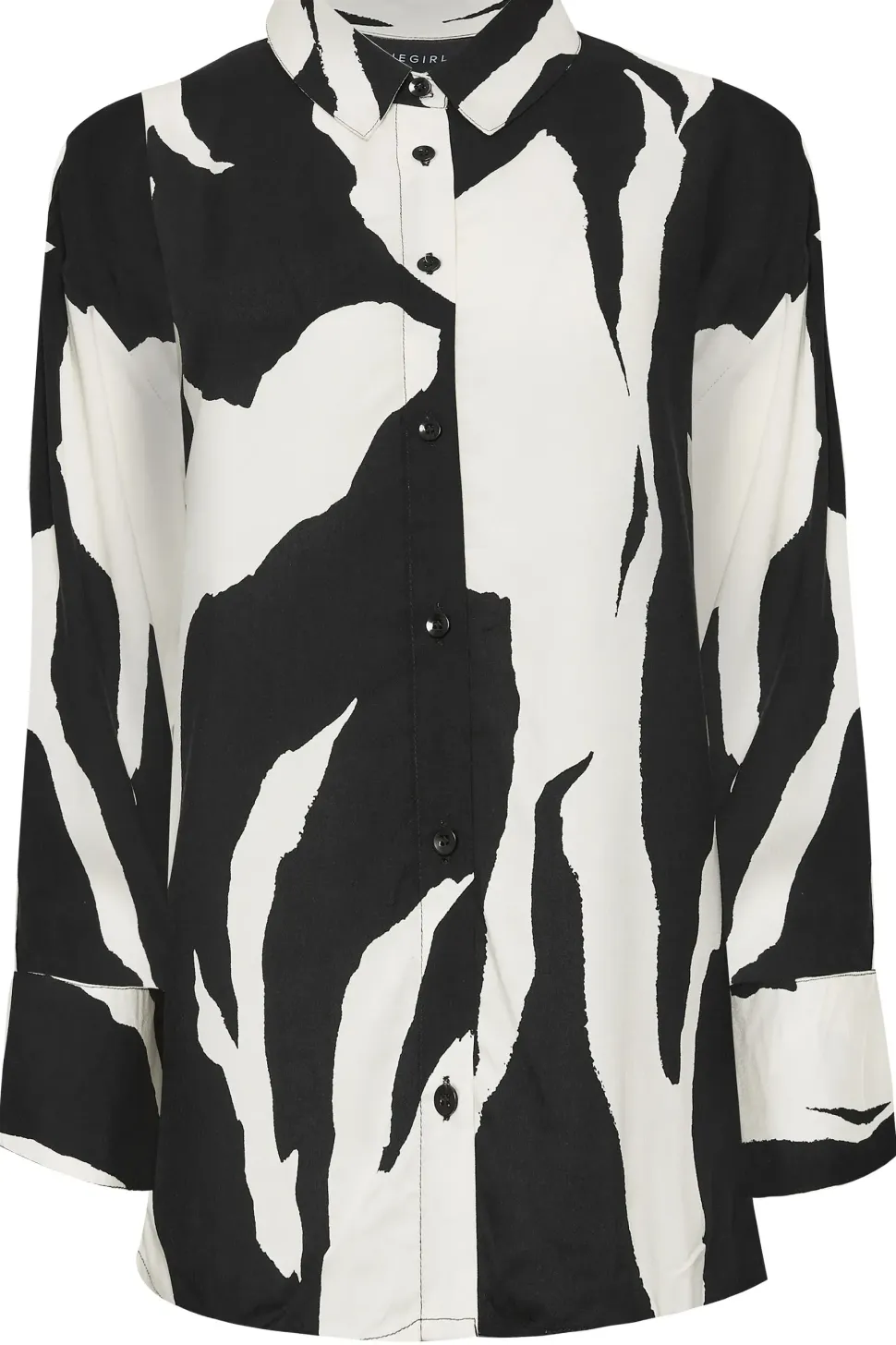 Petite Mono Print Shirt