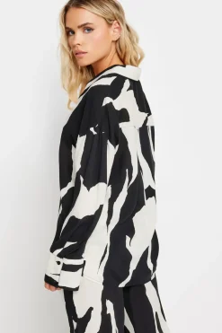 Petite Mono Print Shirt