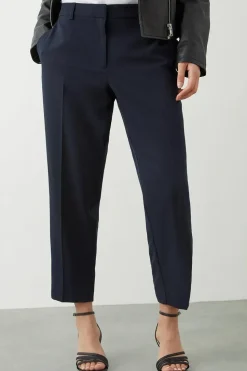 Petite Navy Naples Ankle Grazer Trouser