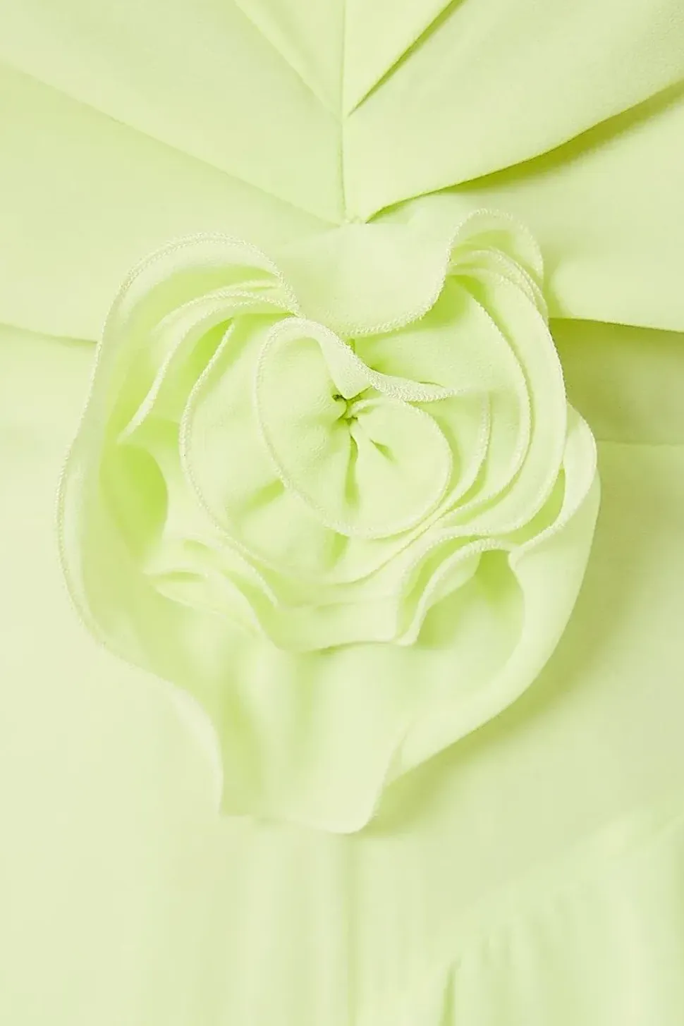 Petite Occasion Corsage Ruffle Maxi Dress
