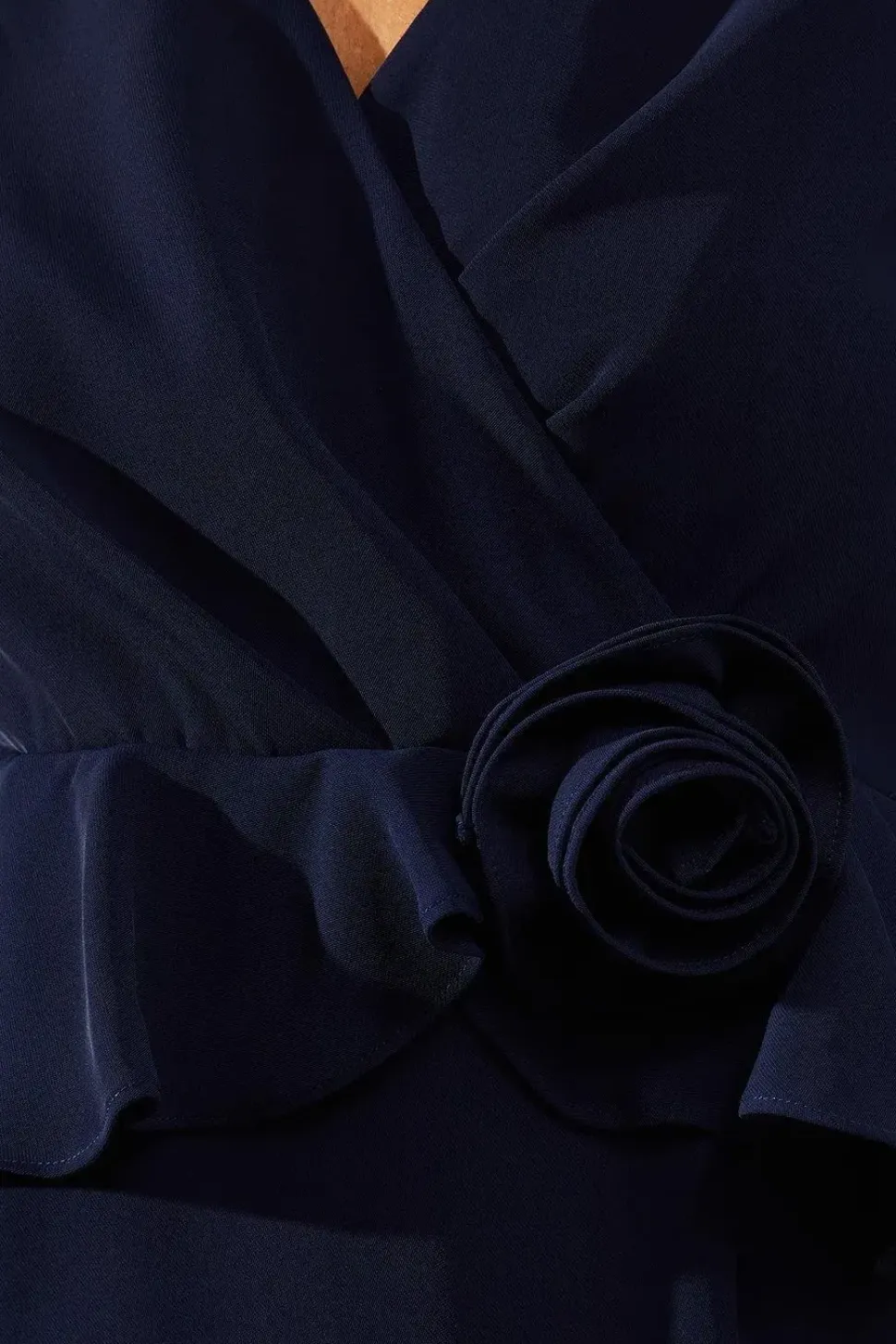 Petite Occasion Corsage Tailored Midi Dress