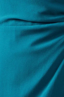 Petite Occasion Embellished Sequin Shoulder Wrap Midi Dress