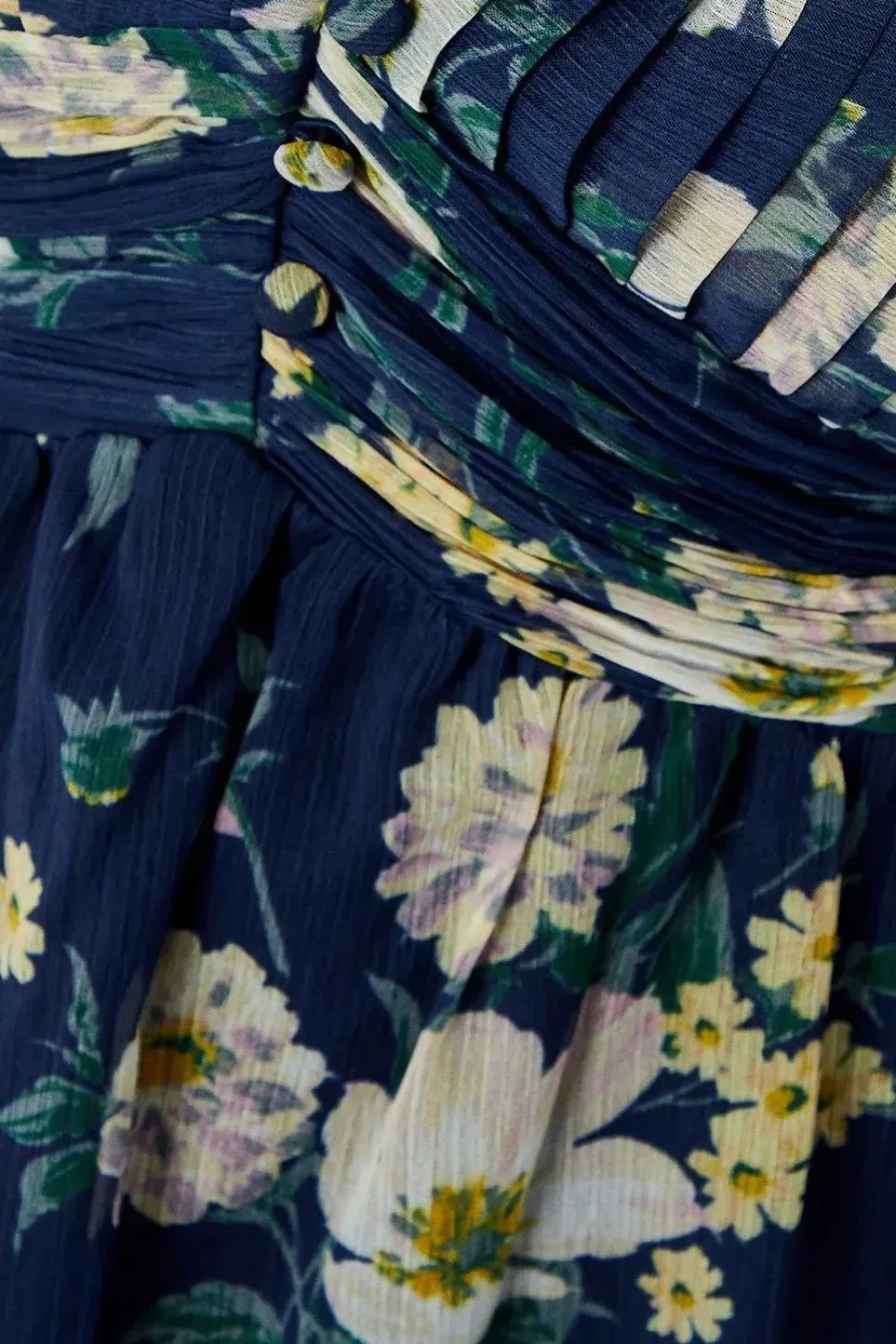 Petite Occasion Floral Pleat Midi Dress
