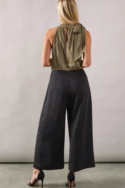 Petite Occasion Hotfix Halterneck Jumpsuit