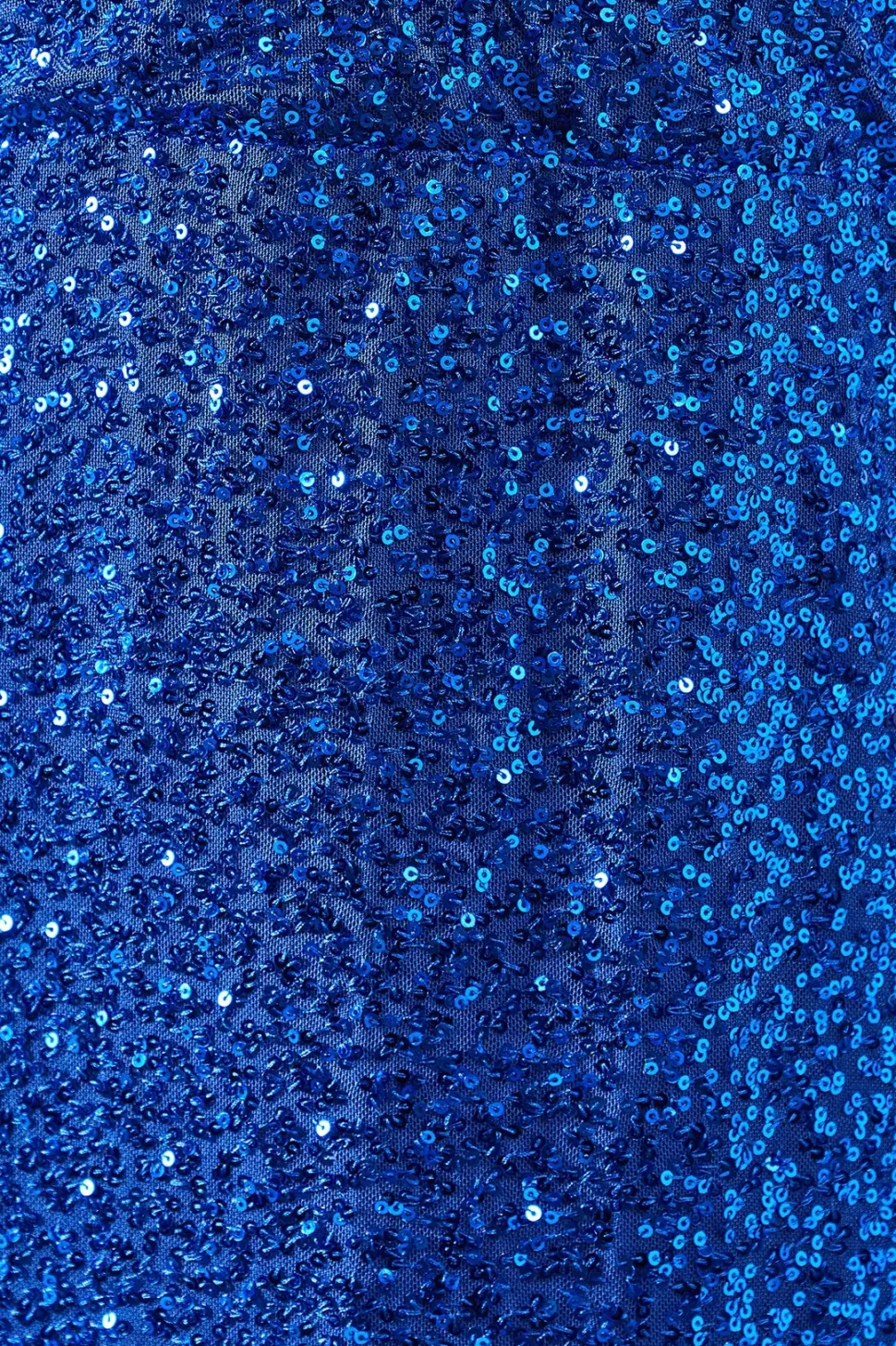 Petite Occasion Sequin Halterneck Pencil Dress