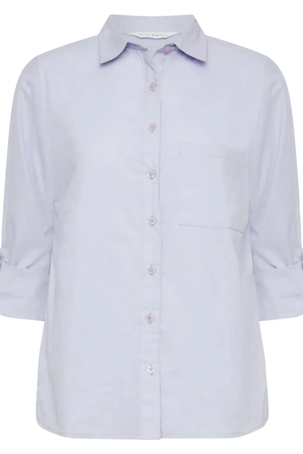 Petite Oversized Cotton Shirt