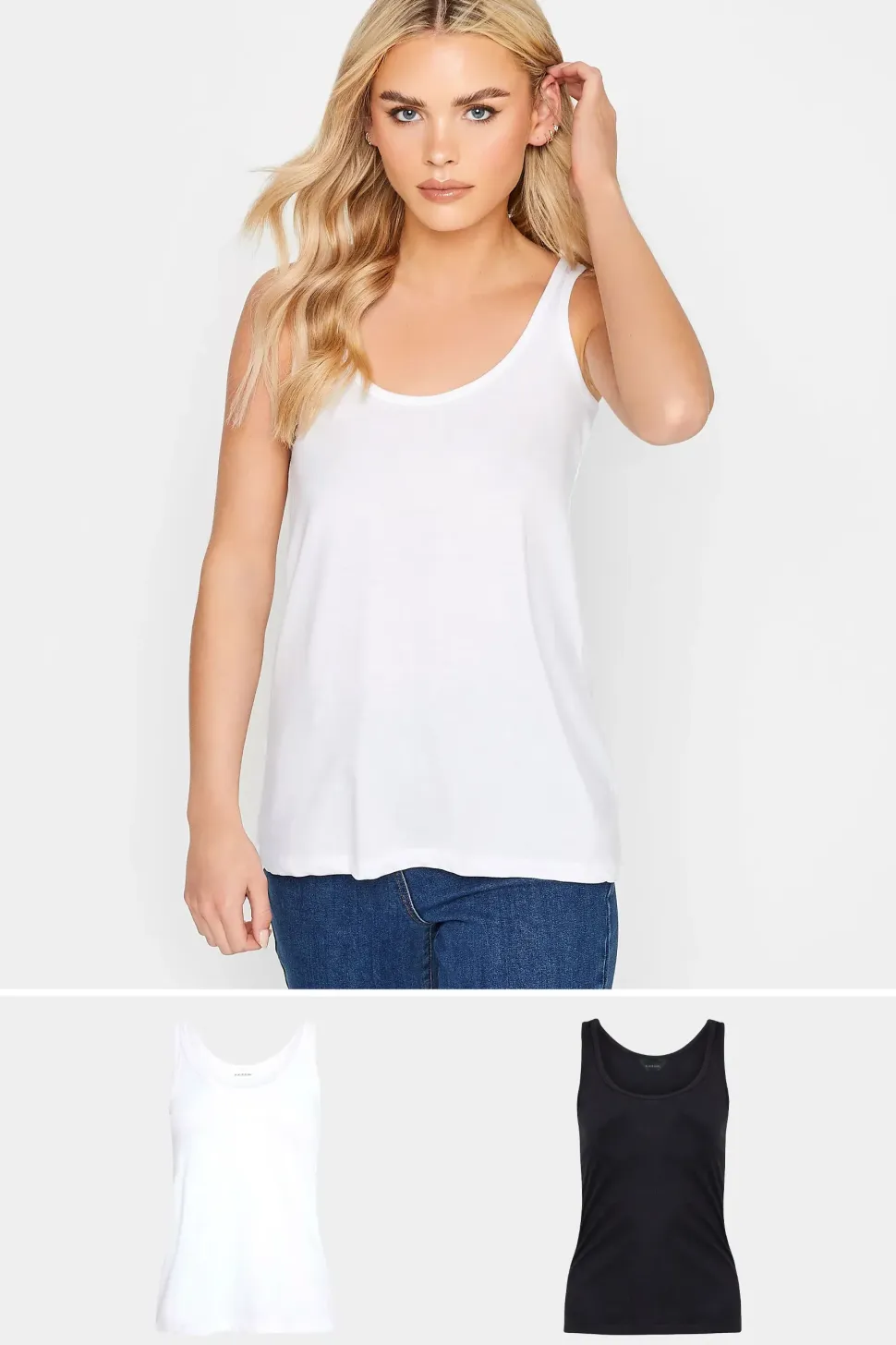 Petite 2 Pack Vest Tops