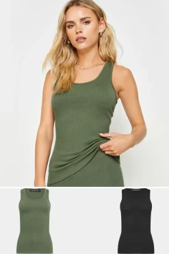 Petite 2 Pack Vest Tops