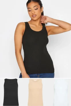 Petite 3 Pack Vest Tops