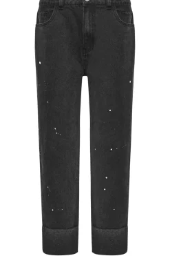 Petite Paint Splatter Jeans