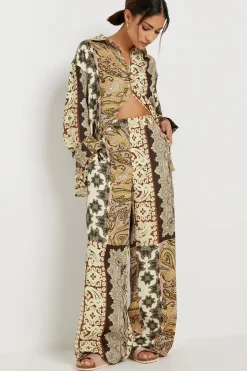 Petite Patchwork Trousers