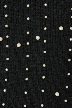 Petite Pearl Embellished Jumper