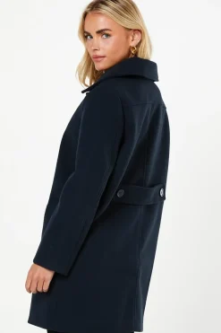 Petite Peterpan Collar Dolly Coat