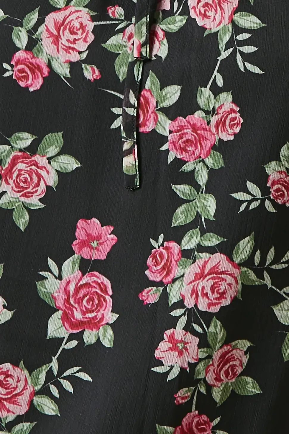 Petite Pink Rose Chiffon Ruffle Sleeve Shirred Hem Blouse