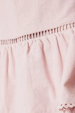Petite Plain Tiered Mini Skirt