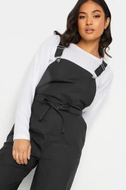 Petite Pleated Utility Jumpsuit