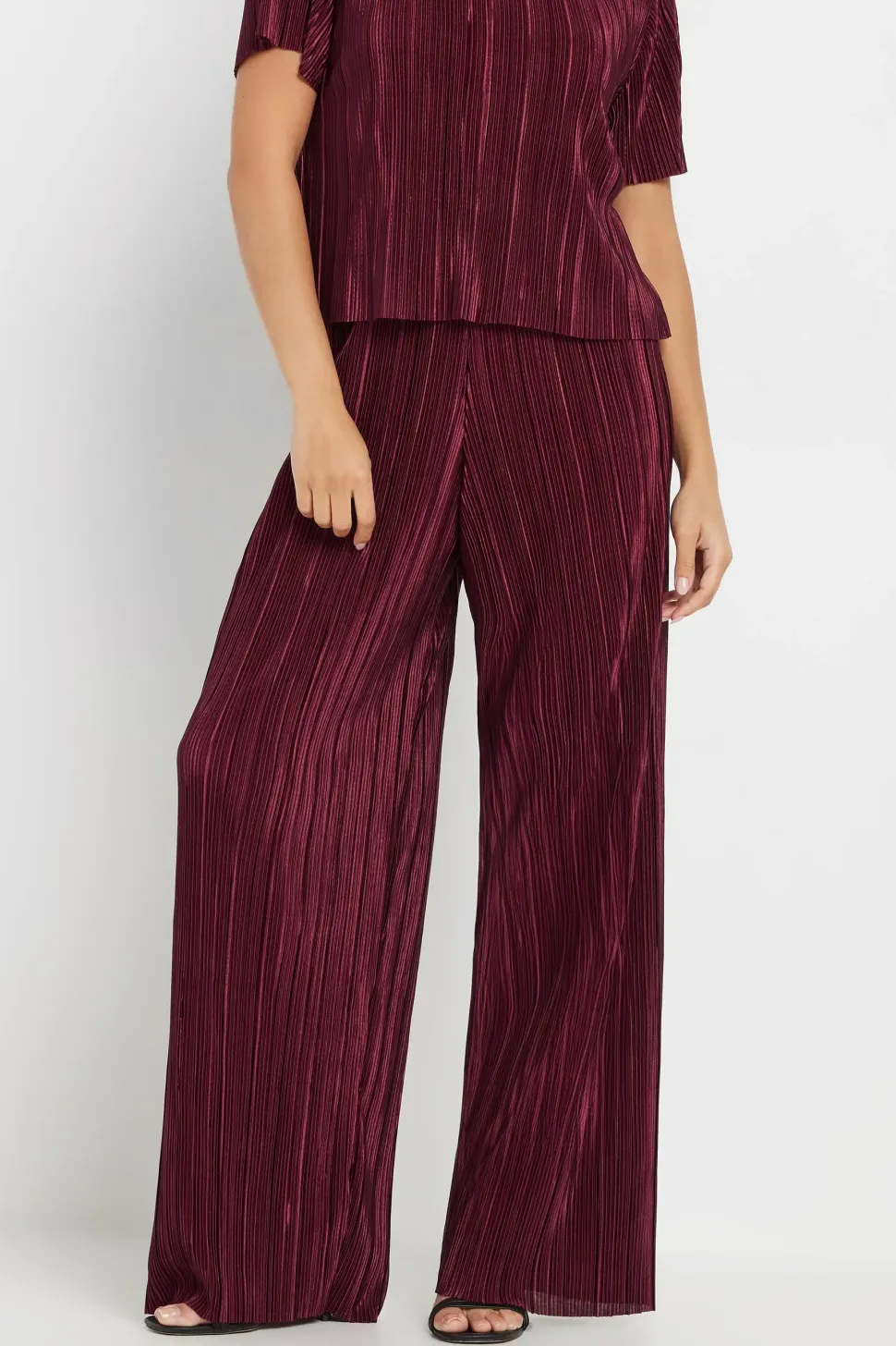 Petite Plisse Trousers