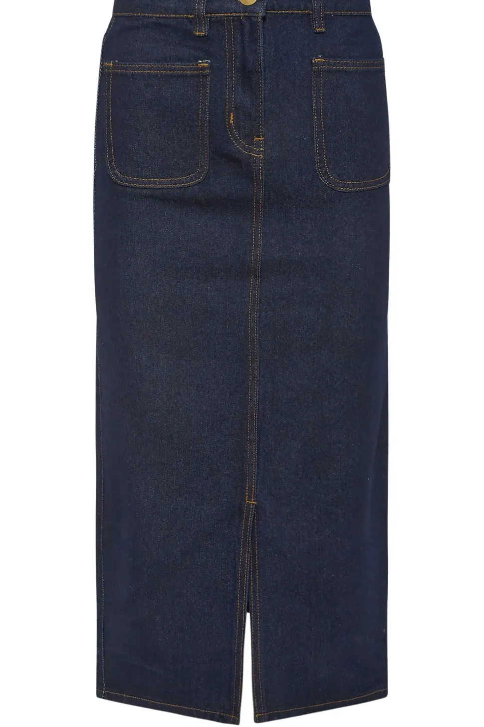 Petite Pocket Patch Denim Skirt