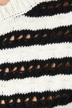Petite Pointelle Knitted Tee