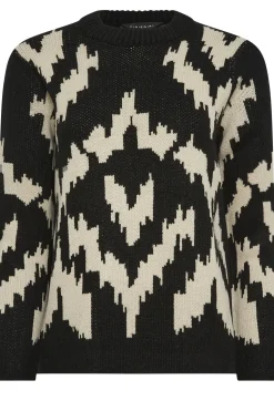 Petite Printed Long Sleeve Jumper