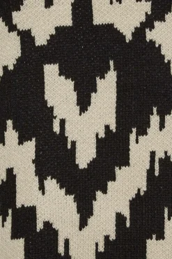 Petite Printed Long Sleeve Jumper