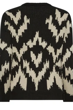 Petite Printed Long Sleeve Jumper