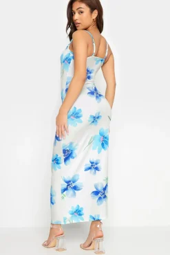 Petite Printed Maxi Slip Dress