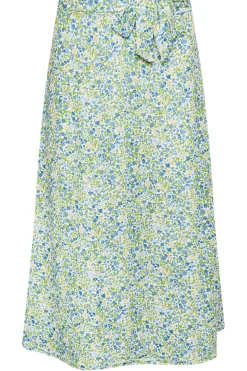 Petite Printed Midi Skirt
