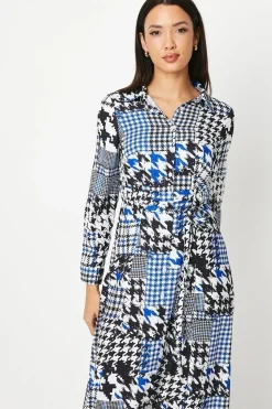Petite Printed Shirt Dress