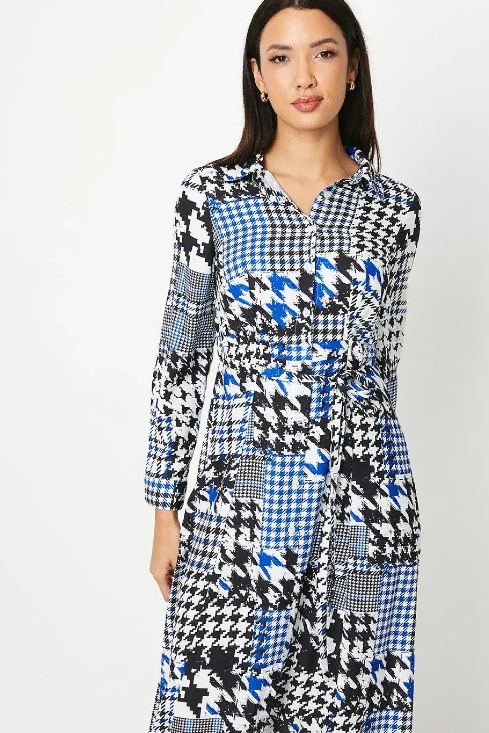 Petite Printed Shirt Dress