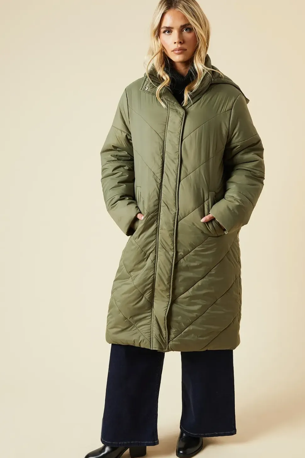 Petite Quilted Coat