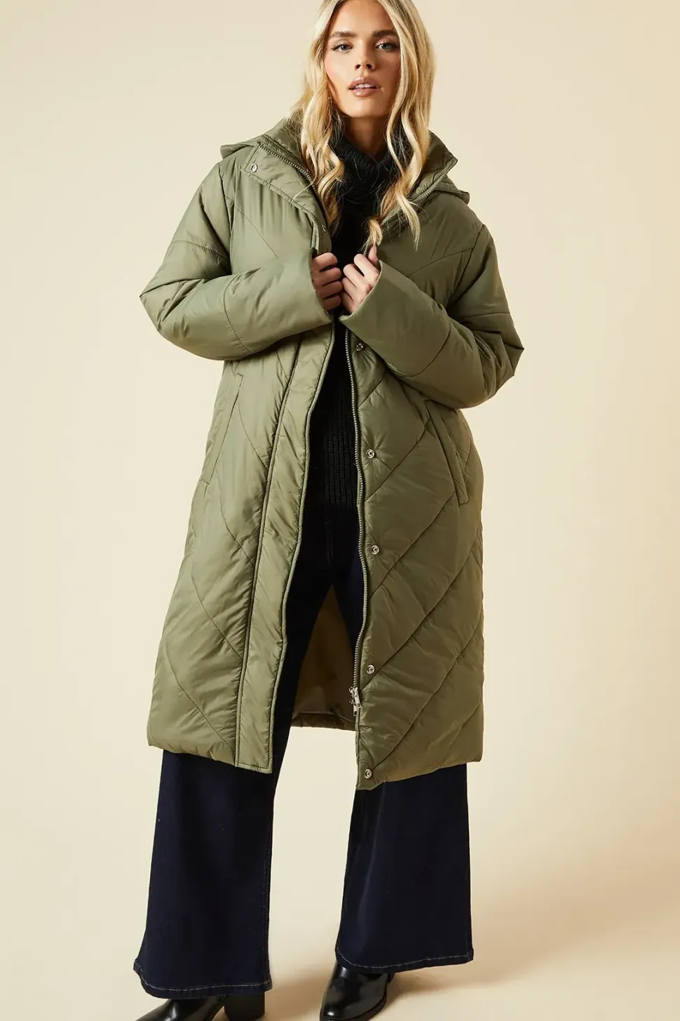 Petite Quilted Coat