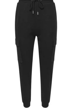 Petite Ribbed Cargo Joggers