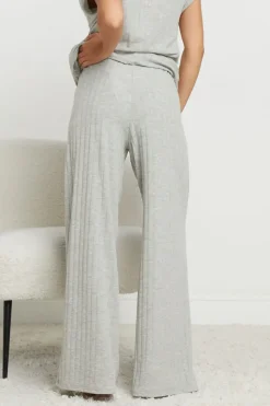 Petite Ribbed Trousers