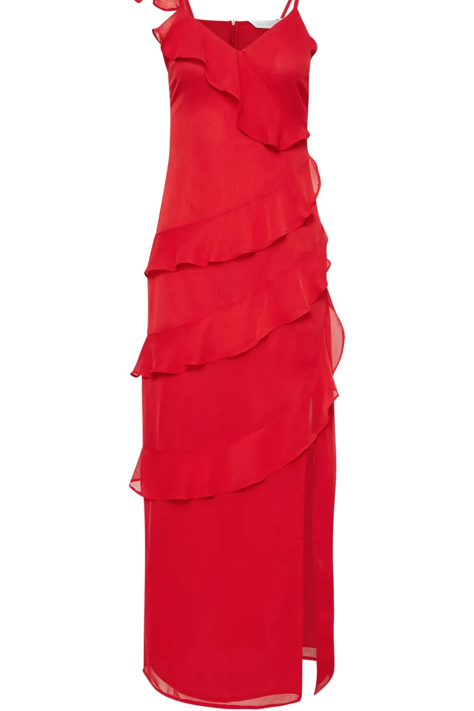 Petite Ruffle Maxi Dress