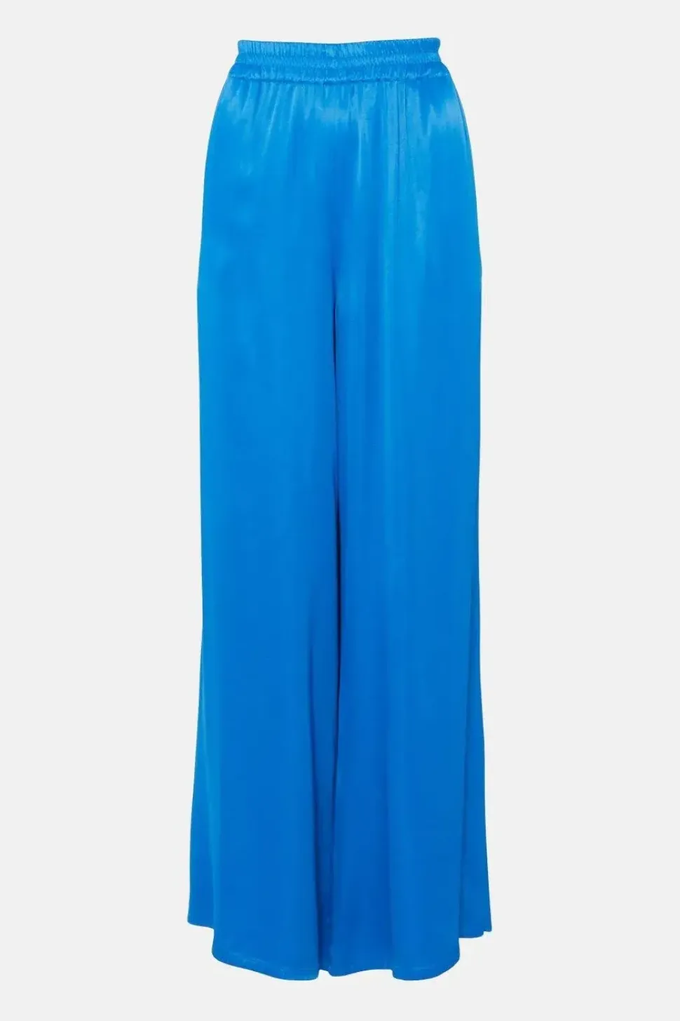 Petite Satin Wide Leg Trouser