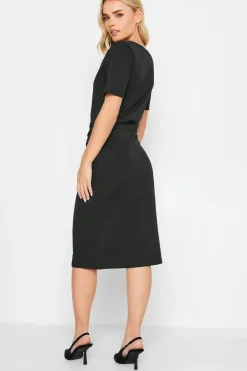 Petite Scuba Midi Dress
