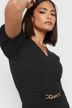 Petite Scuba Midi Dress