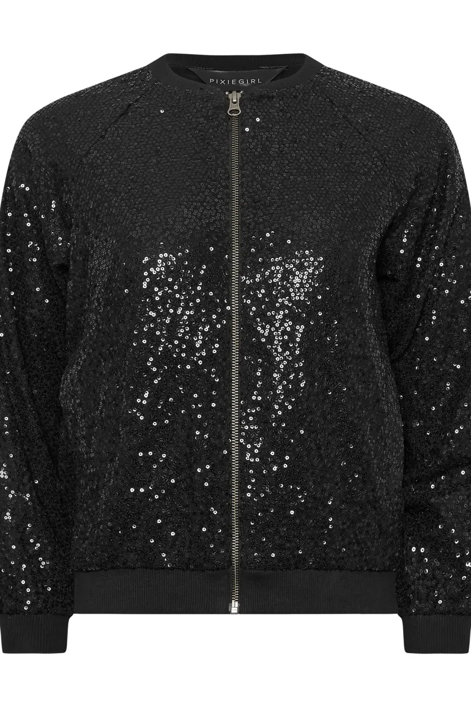 Petite Sequin Bomber