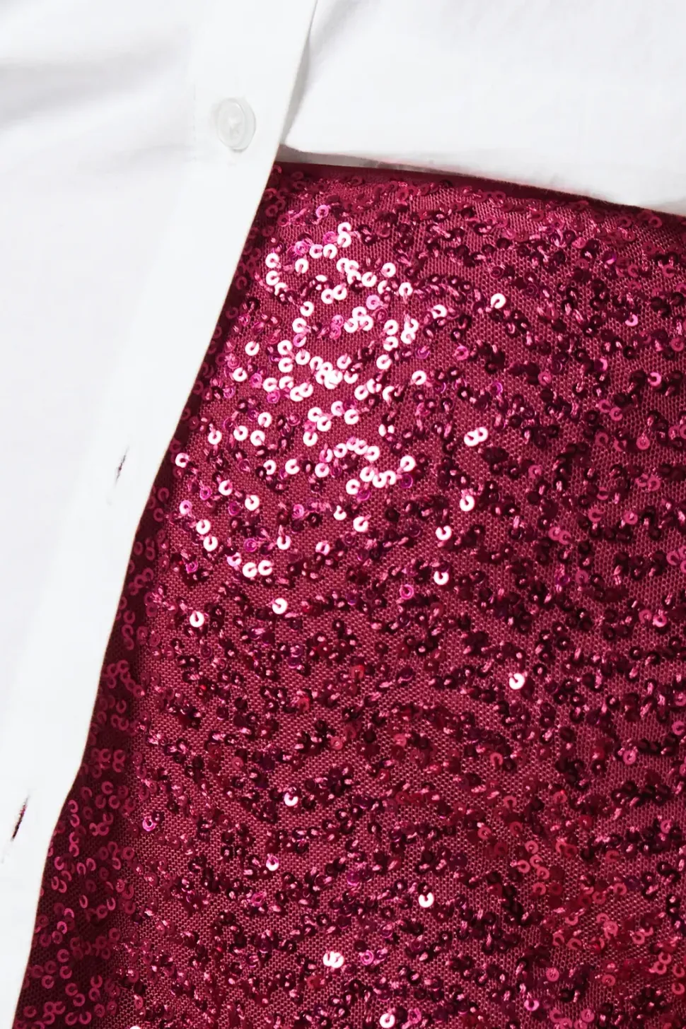Petite Sequin Mini Skirt