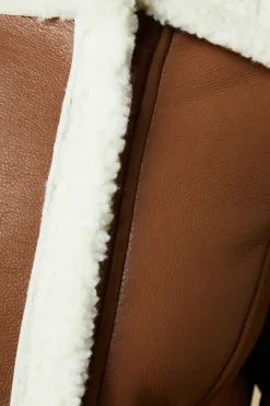 Petite Short Aviator Jacket