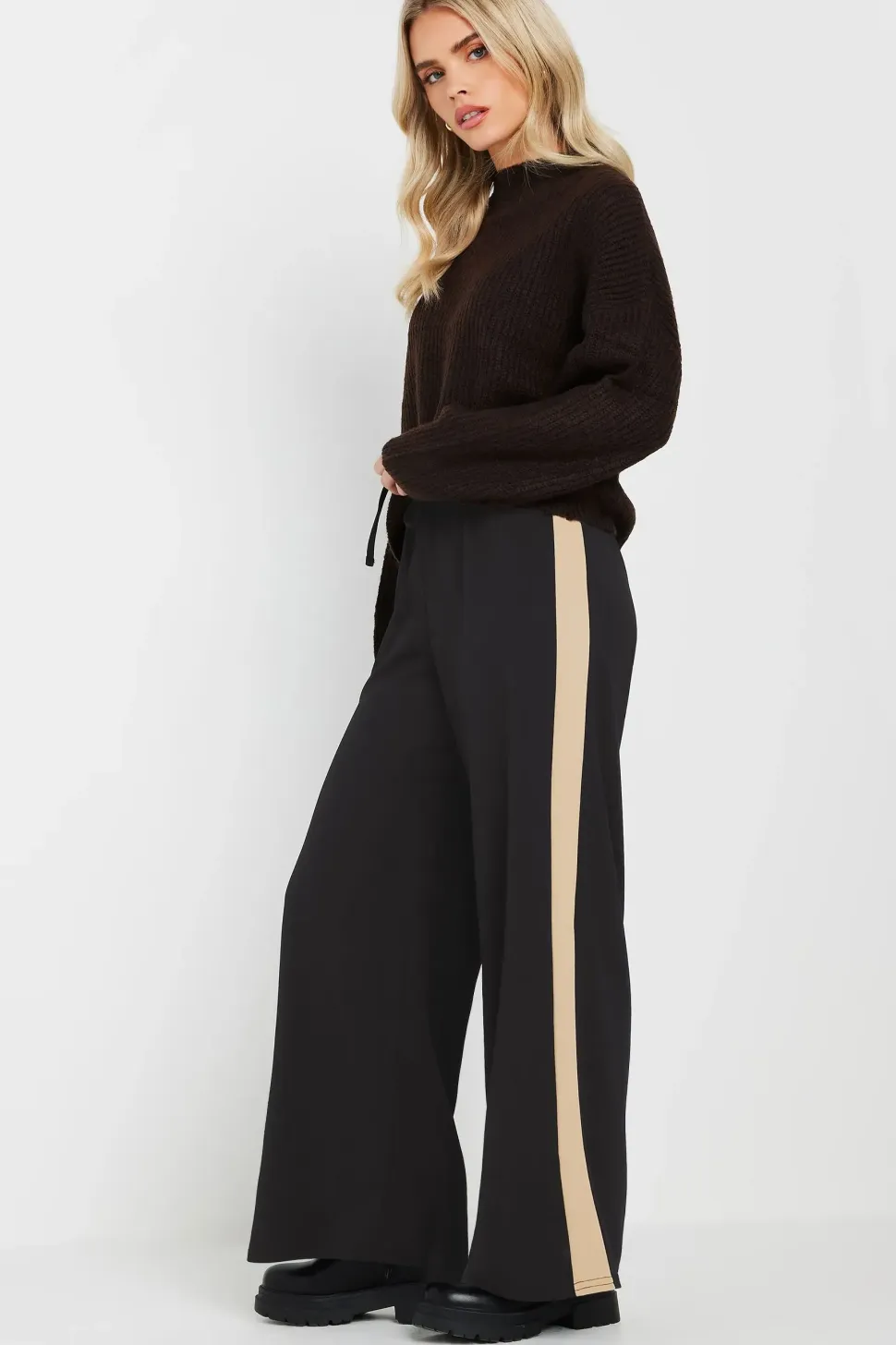Petite Side Stripe Joggers