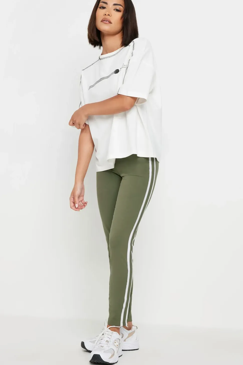 Petite Side Stripe Leggings