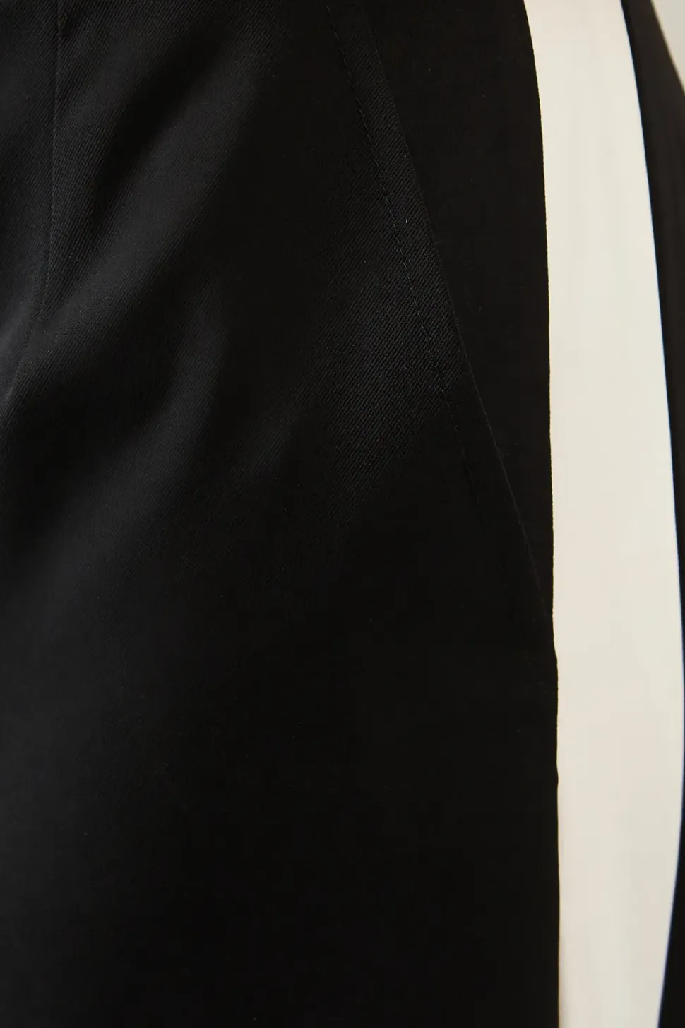 Petite Side Stripe Wide Leg Trousers